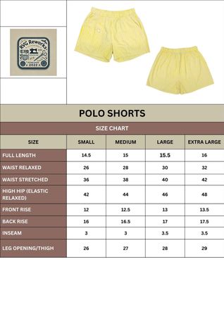 Upcycled Polo Shorts