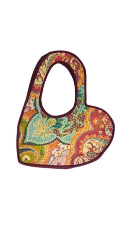 Upcycled Quilted Heart Bags