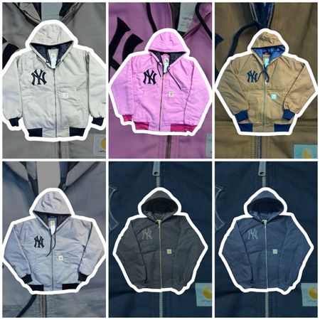 Carhartt rework style magnifique Sweat-shirts yankees couleur