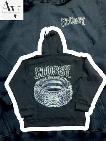 Stussy rework style Tire hoodies