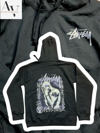 Stussy rework style Metalhead hoodies