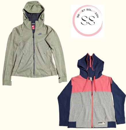 Addidas Nike sweatshirts à capuche zippés Mix