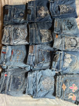 Ladies y2k flared jeans