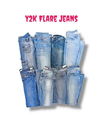 Custom handpick y2k Flare Jeans