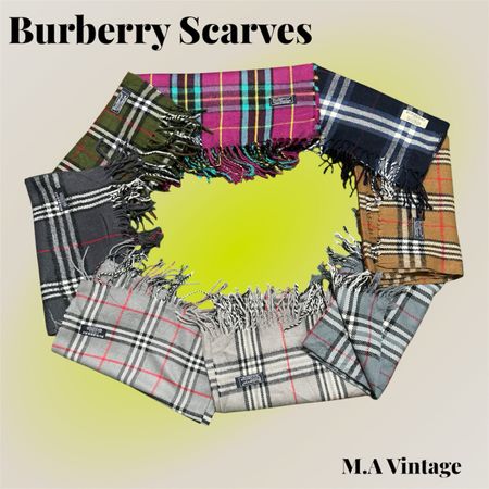 Branded Burberry Scarves