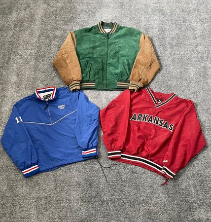 Vintage Windbreakers & Varsity Pullovers