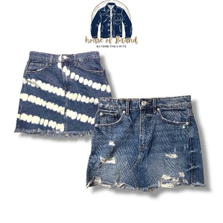 Denim skirts