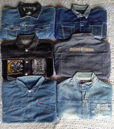 Denim Hip Hop jacket 15 pieces