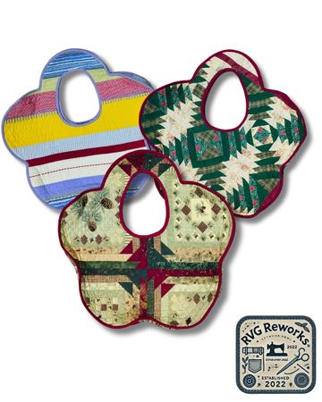 Upcycled Quilted Flower Bag