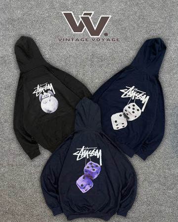 Stussy rework style printed pullover hoodies #41025