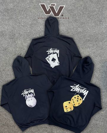 Stussy réinterprétation style sweat à capuche imprimé #41025