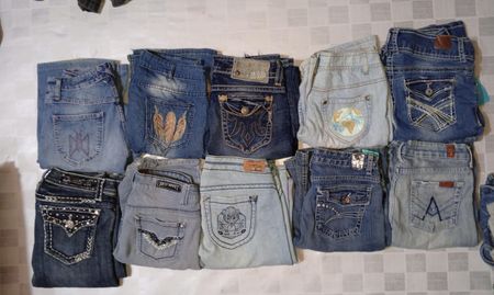 LA IDOL USA WALLFLOWER AND OTHER BRAND JEANS (ID 568)