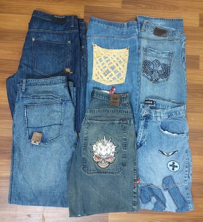 Men Hip Hop Baggy Jeans & Jnco