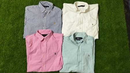 Chemises en coton à bouton Ralph Lauren