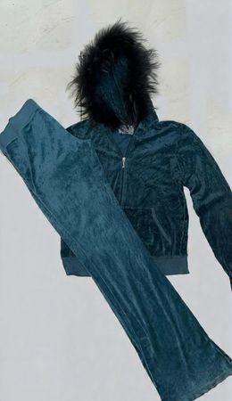 Juicy Couture Tracksuit With Fur Jacket