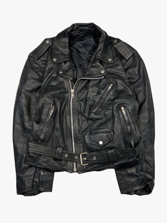 Vintage Biker Leather Jacket