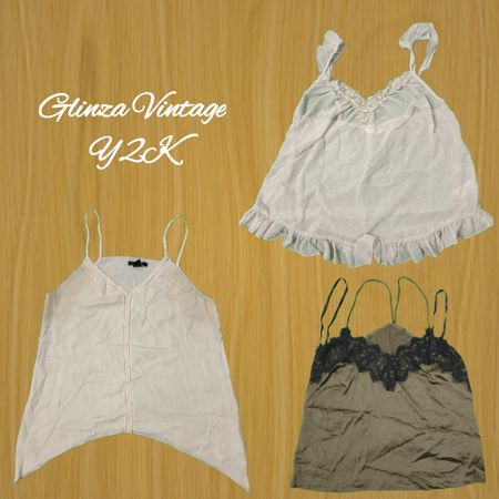Y2K Cami Tops Stylish Unique gv#005