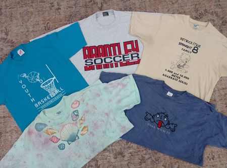 CR5305 Vintage Classic Single Stitch Graphic T-Shirts
