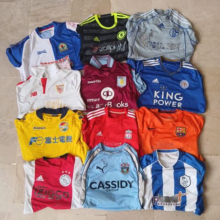 Football Shirts Mixed Authentic Peeled Sponsors