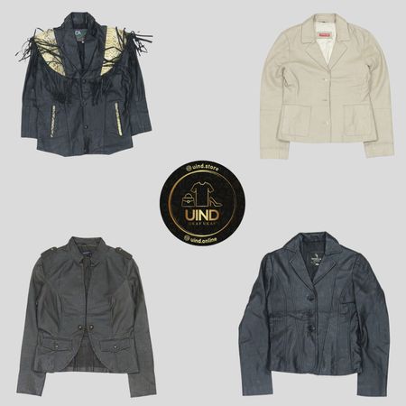 Y2K Lederblazerjacken