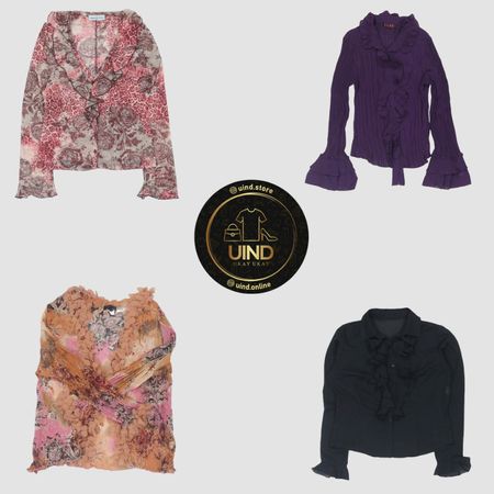 Y2K Ruffle Rush Tops