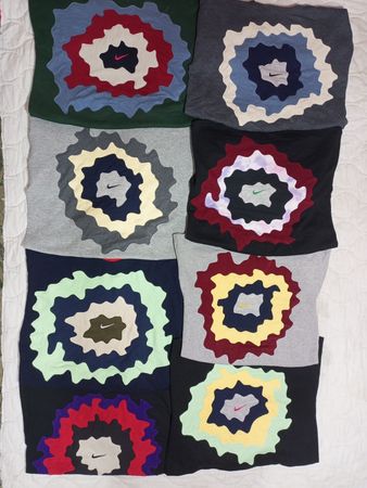 Upcycle Nike random middle rework sweatshirts
