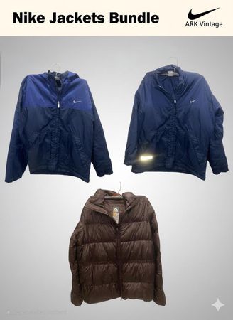 ナイキジャケット＆パファーバンドル — パファーとヴィンテージスタイルを含む