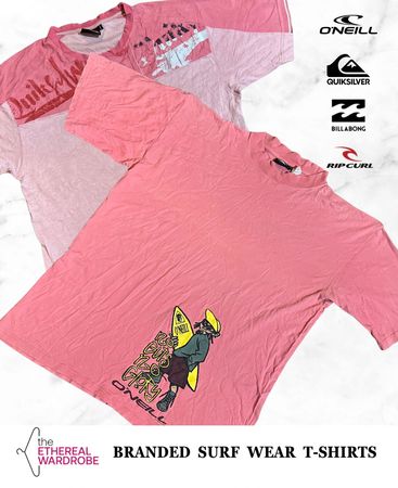 Bedruckte T-Shirts Surfbekleidungsmarke einschließlich QuikSilver, BillaBong, O'Neill und RipCurl