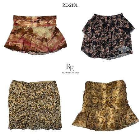 Y2K Pretty Girl Summer Mix Mini Skirts (RE-2131)