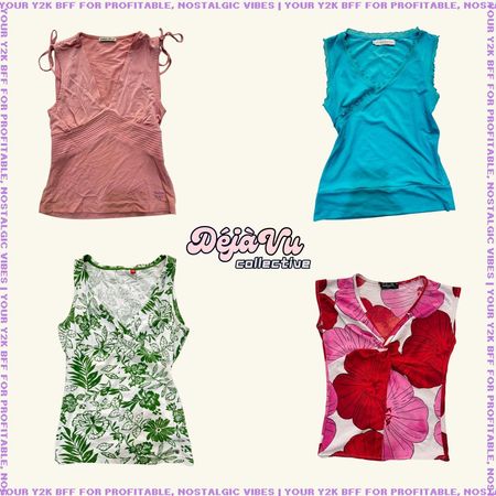 Y2K Lindsay Lohan Inspired Cami Tops (DVC#88)