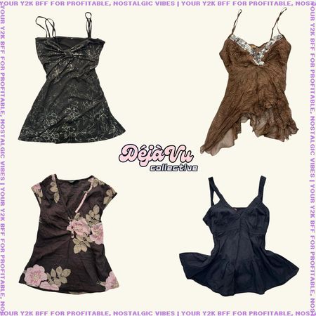 Y2K Grunge Baddie Cami Tops (DVC#90)
