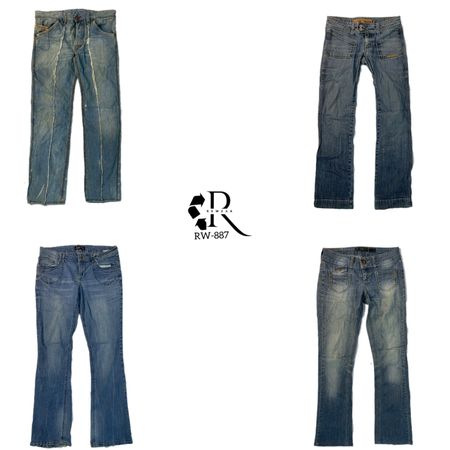 Y2K Brithny Era Denim Jeans (RW-886)