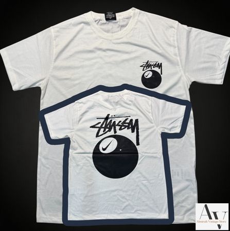 Stussy rework style Nike stussy white tee