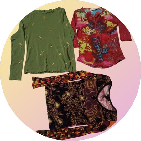 Y2k women's slip tops