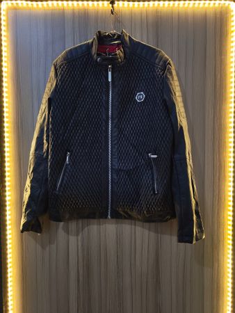 ヴィンテージY2Kレザージャケット - AIO-0136