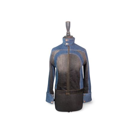 Motor Cross Jacket- Denim Upcycled