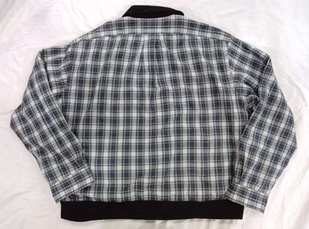 CR624 Upcycled Polo Ralph Lauren Seersucker  Harrington Jacket