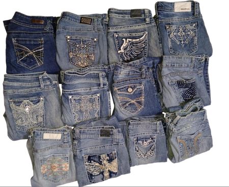 SILVER ANGEL AND OTHER BRAND JEANS