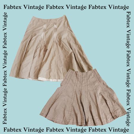 (FV-110) Ästhetische Y2K braune Röcke