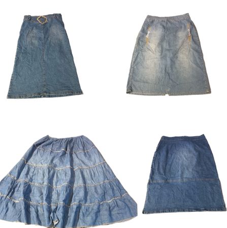 Denim midi Skirts