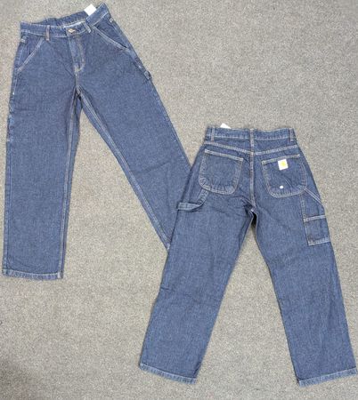Vintage Carhartt Reworked Style Dark Blue Baggy Jeans