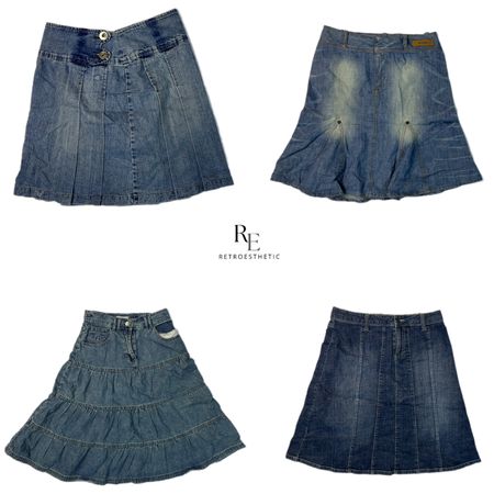 Jupes en denim Y2K IT girl (RE2186)