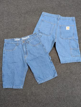 Vintage Carhartt Reworked Style Blue Shorts