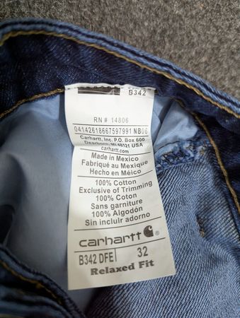 Shorts Vintage Carhartt Reworked Style Bleu Foncé