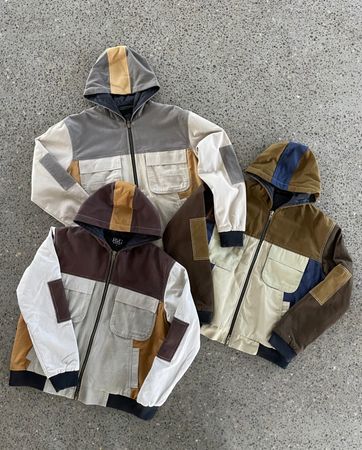 Upcycled 4 Pocket Hoodie