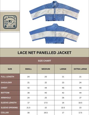 Upcycled Lace Net Jacket