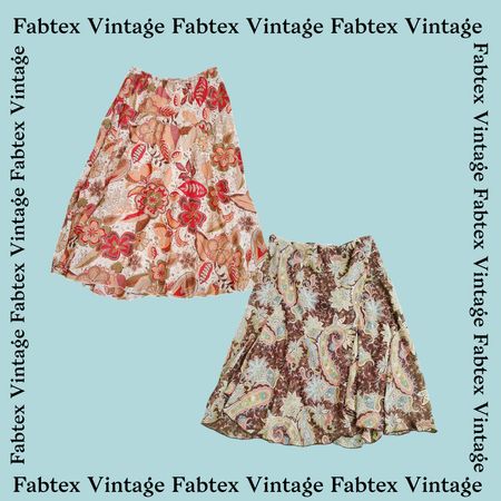 (FV-118) Y2K Floral Printed Sommerröcke