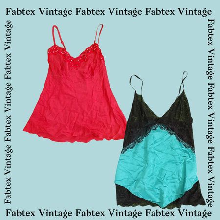 (FV-116) Y2K Silk Cami