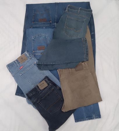 CRZ0101 ヴィンテージ LLW デニムワークパンツ – ミックスサイズ