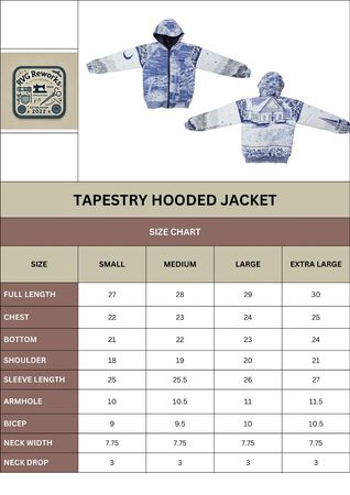 Upcycled Tapestry Hoodie